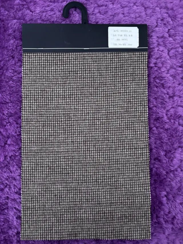 Honghuayuan Houndstooth Fabric sample card